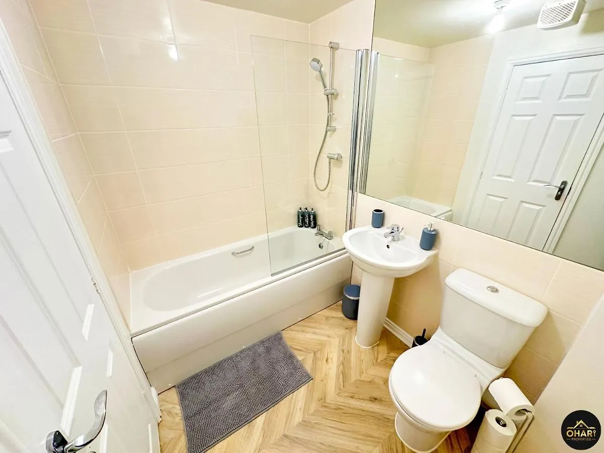 Modern 4 Beds House With Free Parking Villa Newcastle-upon-Tyne Storbritannien